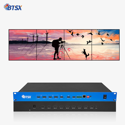 4K60 4 en 9 Control de pared de video Procesador interruptor sin fisuras PIP Roaming