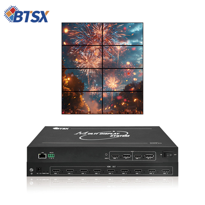 Solución premium de pantalla múltiple con HDCP 2.2 y controlador de pared de video 4k de conectividad versátil