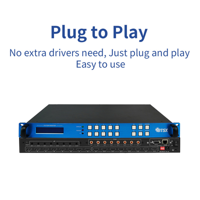BIT-Ma-U1-MC0808 8x8 4K60 Switch de matriz HDMI con control IR de extracción de audio