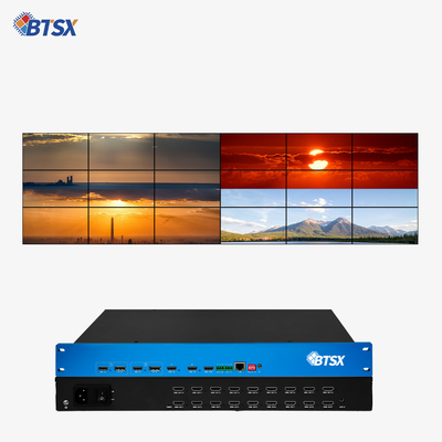 Procesador de vídeo 4K OEM / ODM HDMI Matrix Switcher Multiviewer con control remoto IR