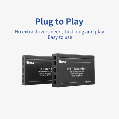 30M 70M 4K HDBT HDMI Extender Single Cat5 Video TV Adaptador de extensor de monitoreo HDMI