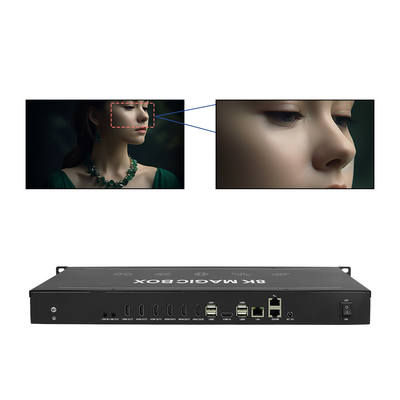 8K60 PIP Recorte Zoom Pantalla LCD LED Procesador de vídeo punto a punto Controlador de vídeo