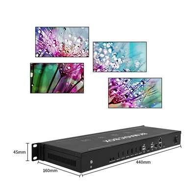 8K60 PIP Recorte Zoom Pantalla LCD LED Procesador de vídeo punto a punto Controlador de vídeo
