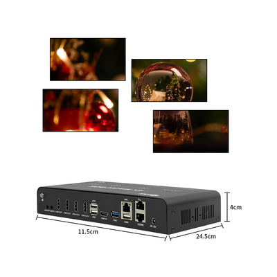 Control de pared de vídeo de pantalla múltiple para publicidad y vigilancia Ultra HDMI 2.0x1 HD 4k 2x2