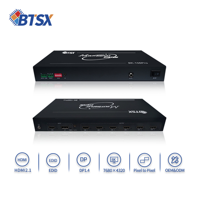 Procesador de pantalla múltiple 8K para proyección 4K Expansor de pantalla múltiple 8K con 1920x1080P120 Procesador de video multicanal 8K para centros de comando