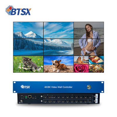 Controlador de pared de video profesional de 3840x2160p60 que admite 4 fuentes de entrada