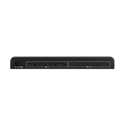 Bitvisus 4x1 Solución de monitoreo de conferencias de seguridad HDMI 4 en 1 4K60 Vistas múltiples Adaptador de conmutador de pantalla de múltiples espectadores
