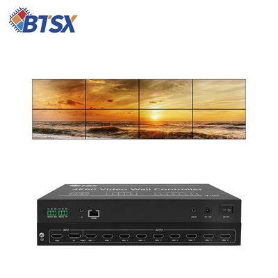 Controlador de pared de vídeo Bitvisus - admite configuraciones 3x3, 2x4, 5*1 7*1, sin latencia, sin estiramiento BIT-VWC-109