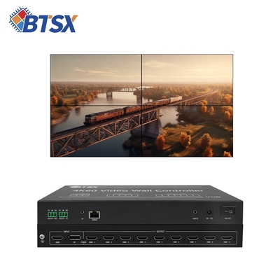 Controlador de pared de vídeo Bitvisus - admite configuraciones 3x3, 2x4, 5*1 7*1, sin latencia, sin estiramiento BIT-VWC-109