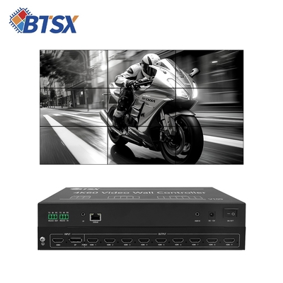 Controlador de pared de vídeo Bitvisus - admite configuraciones 3x3, 2x4, 5*1 7*1, sin latencia, sin estiramiento BIT-VWC-109