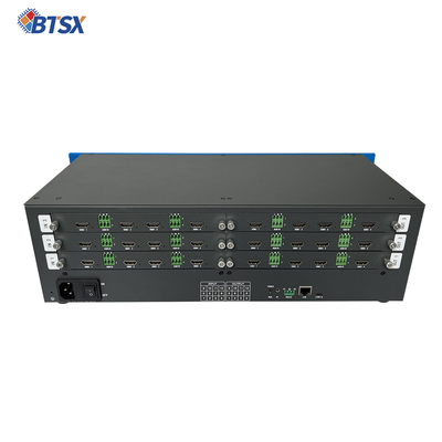 Sala de control de vídeo pared HDMI Audio de salida sin soporte 12 entradas HDMI y 12 salidas HDMI para las necesidades de frecuencia de audio