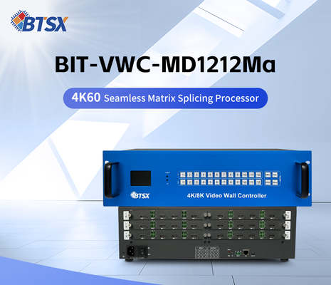 Resolución máxima de salida 4096x2160P60 Video Wall para salas de control y monitoreo en escenarios de aplicación