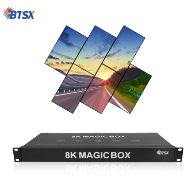 Interfaz de salida 6xHDMI1.3 de HDMI profesional de la pared de video de división de DC 12V 2A fuente de alimentación para la visualización de vídeo sin fisuras