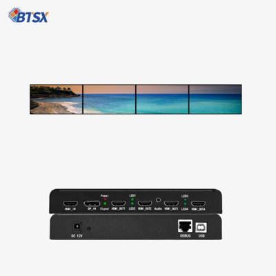 Bitvisus UHD WUXGA Proyección Mapping Fusión de Bordes Mezcla Interactiva Inmersiva Expansor Multi-pantalla Controlador de Video Wall