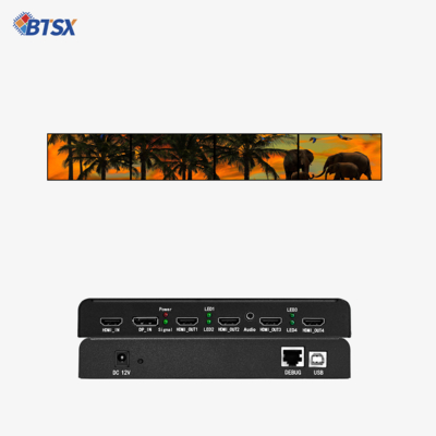 Bitvisus UHD WUXGA Proyección Mapping Fusión de Bordes Mezcla Interactiva Inmersiva Expansor Multi-pantalla Controlador de Video Wall