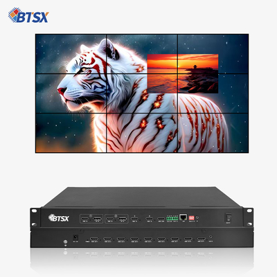 Procesador de vídeo 4K de Bitvisus 3x3 3x4 3x5 3x6 Controlador de pared de vídeo 9 HDMI1.3