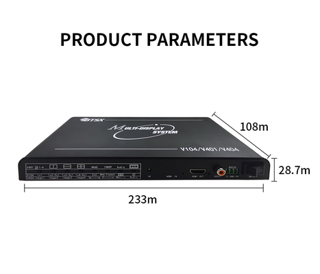 Bitvisus 4K60 HDMI Multi Viewer Divididor de pantalla de audio y video con control remoto