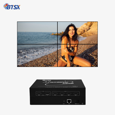 Procesador de pared de vídeo 4K 1x1 1xN Mx1 para fusión de proyección multicanal con 4 salidas HDMI