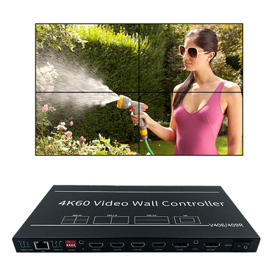 4 En 6 Fuera 9x2 1x4 1x5 1x6 2x3 3x3 Procesador HDMI Splitter Switcher Controlador de pared de video