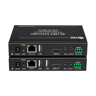 Puerto de red Extensor de fibra HDMI 40m - 120m 4K60 RJ45 Transmisor y receptor