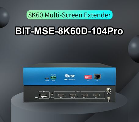 BIT-MSE-8K60D-104Pro 8K60 DP Entrada 4K60 HDMI Salida Controller de pared de video de grado industrial Procesador de pantalla múltiple