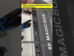 Bitvisus 8K60 PIP Edge Effects de punto a punto con empalme irregular Procesador de vídeo LCD LED