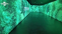 Bitvisus solución de sala inmersiva con diez proyectores